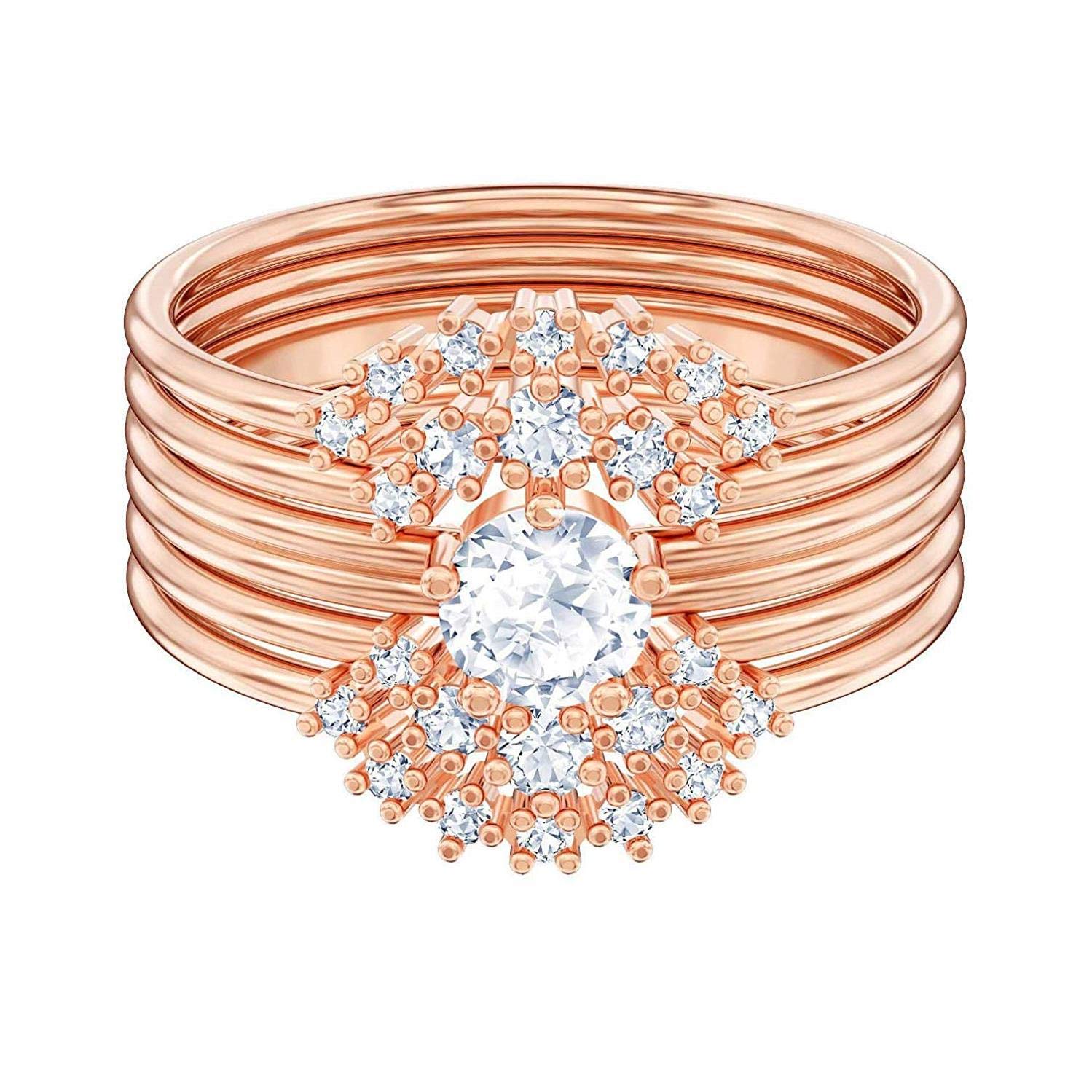 SWAROVSKI Mujer acero inoxidable Anillo 5486359