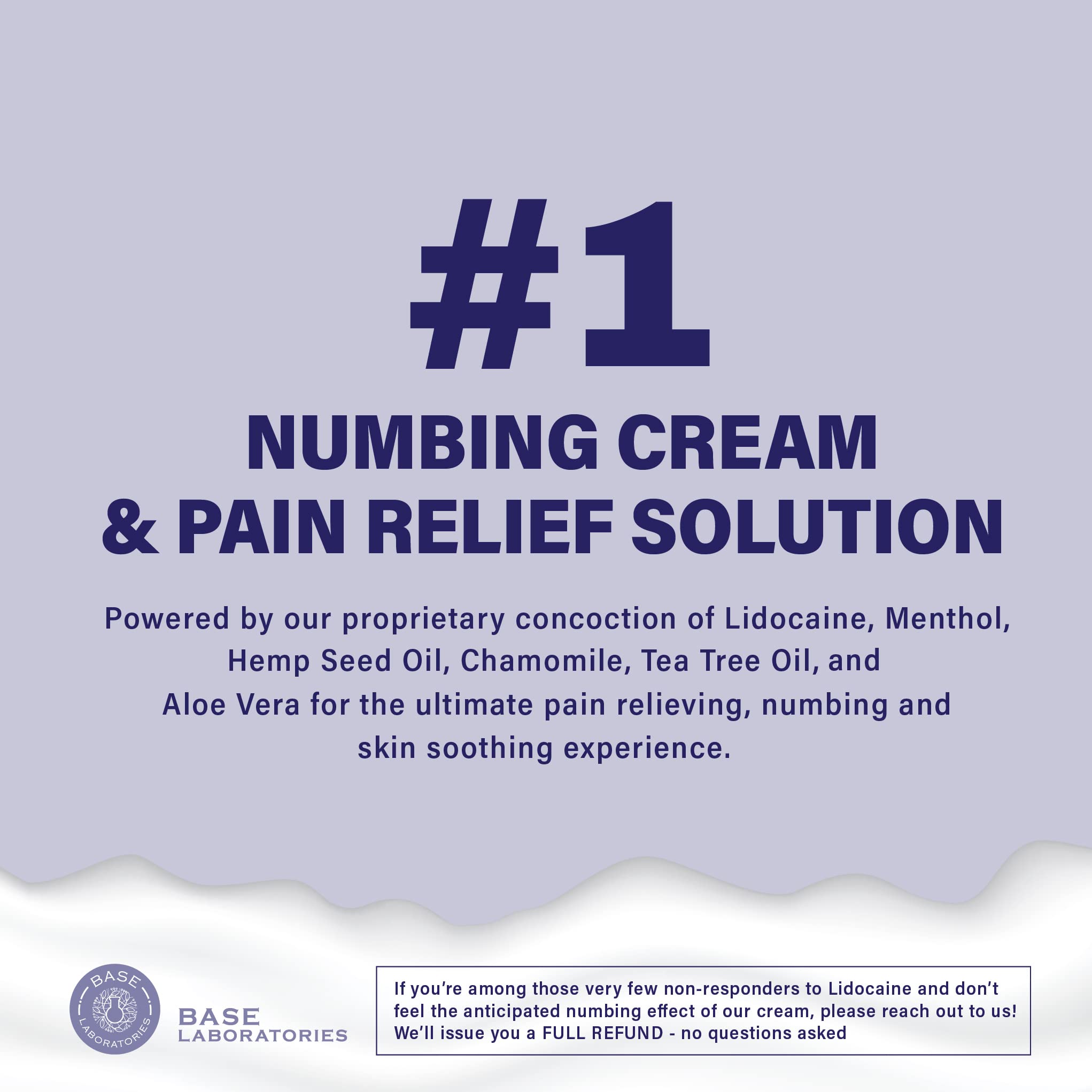 Base Labs Tattoo Numbing Cream 5 Lidocaine Numbing Cream for Tattoos