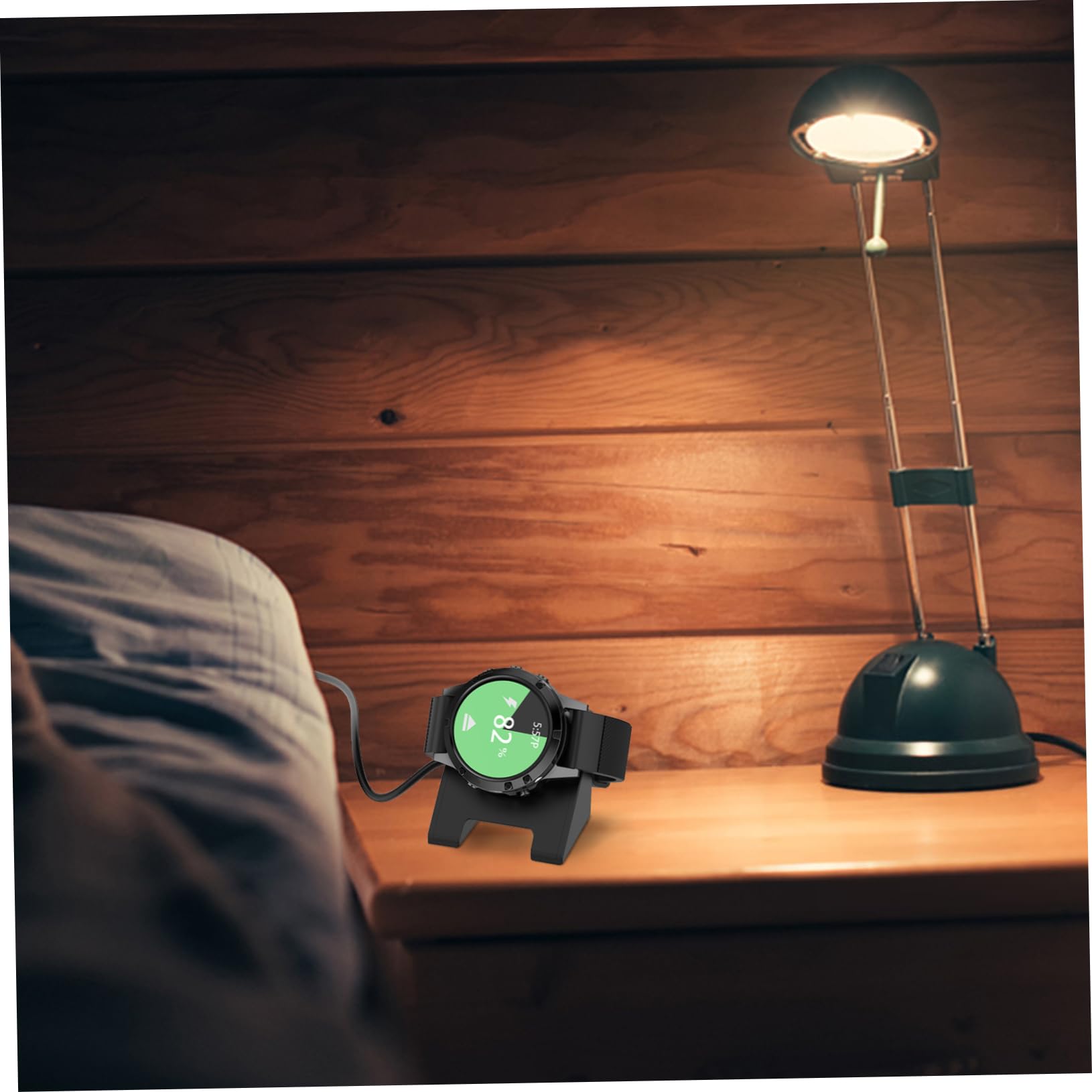 Hemobllo 4pièces Station De Charge Pour Montres Connectées Chargeur Compatible Support De Bureau Léger Et Portable Charge Rapide Et Sûre Pour Montre De Sport