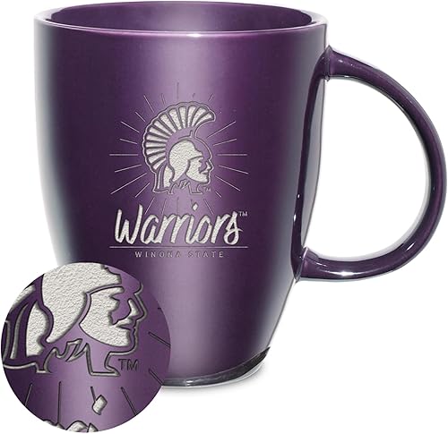 Vista 439 de Rico Industries NCAA - Taza de cerámica con grabado láser, 18 onzas, café y té