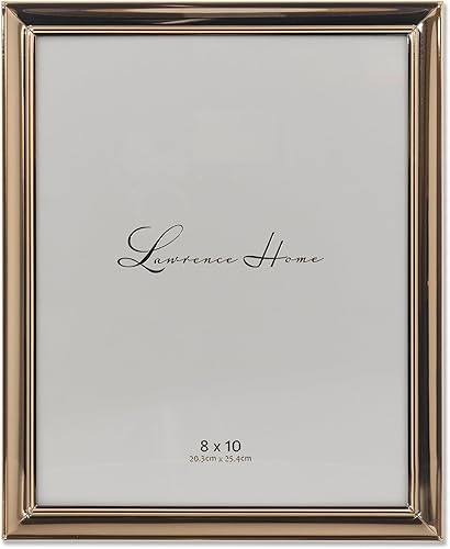 Miniatura 6 de Lawrence Frames Strata - Marco de fotos de metal, 8 x 10 pulgadas, color humo negro