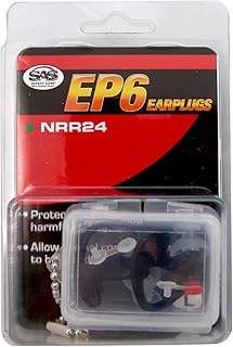 SAS Safety 6128 EP6 Ear Plugs with Case, Large