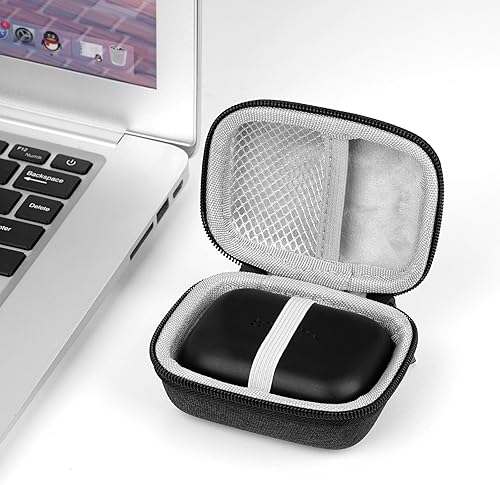 Miniatura 3 de Geekria Shield Earbuds Case Compatible with Echo Buds 2023 Wireless Earbud, Replacement Hard Shell Travel Carrying Bag with Cable Storage (Dark Grey)