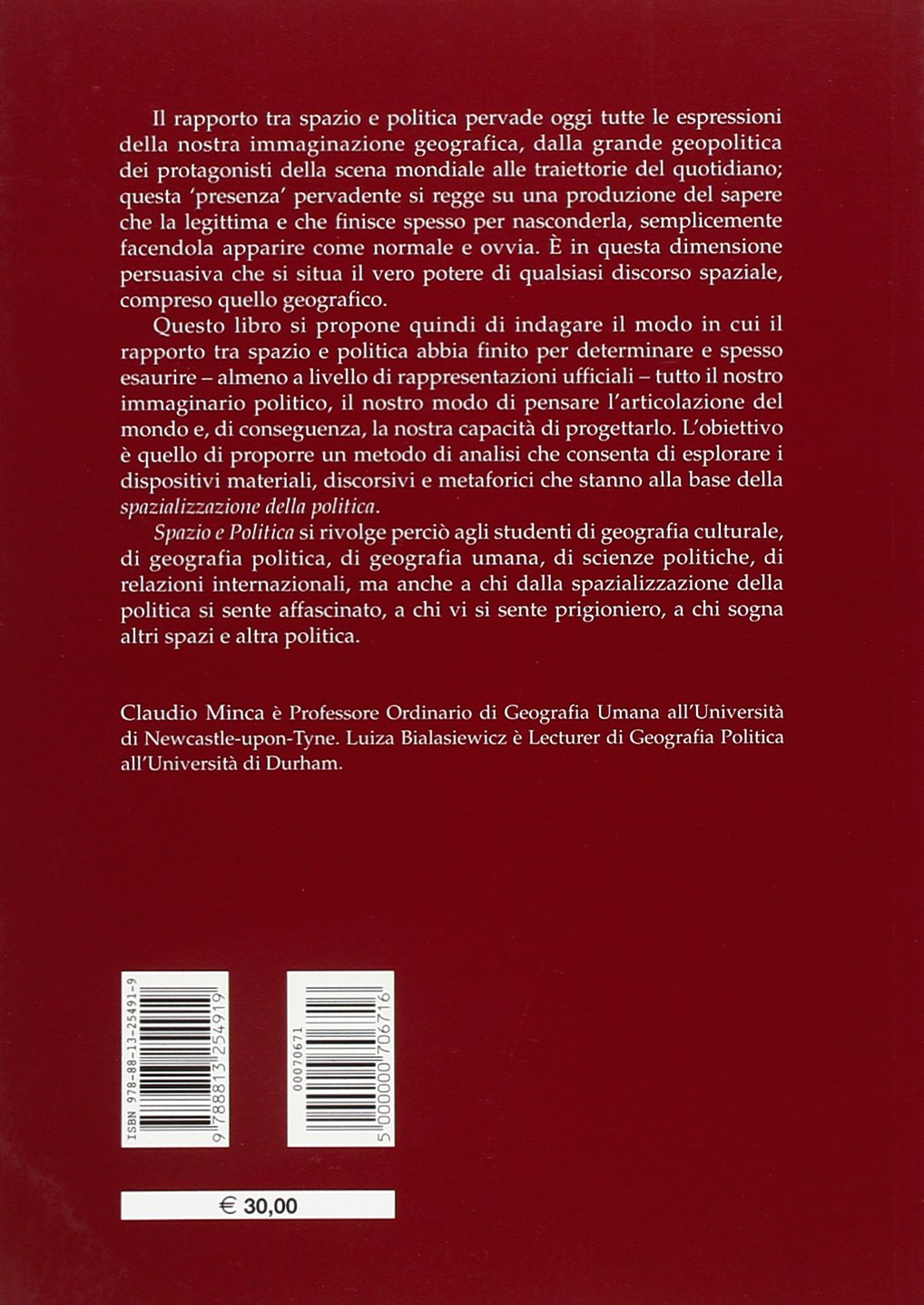 Spazio e politica