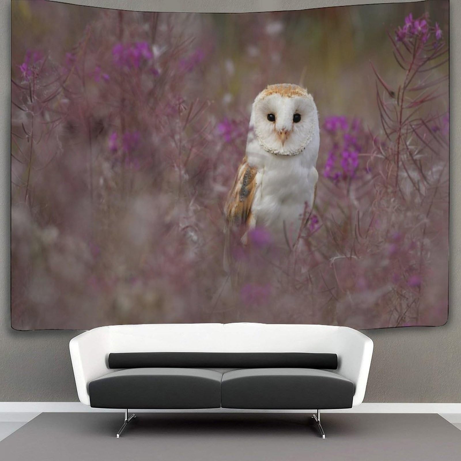 kaiyun Barn Owl Tapestry Wall Hanging Animal Wall Art for Living Room Bedroom Dorm 150cmx200cm