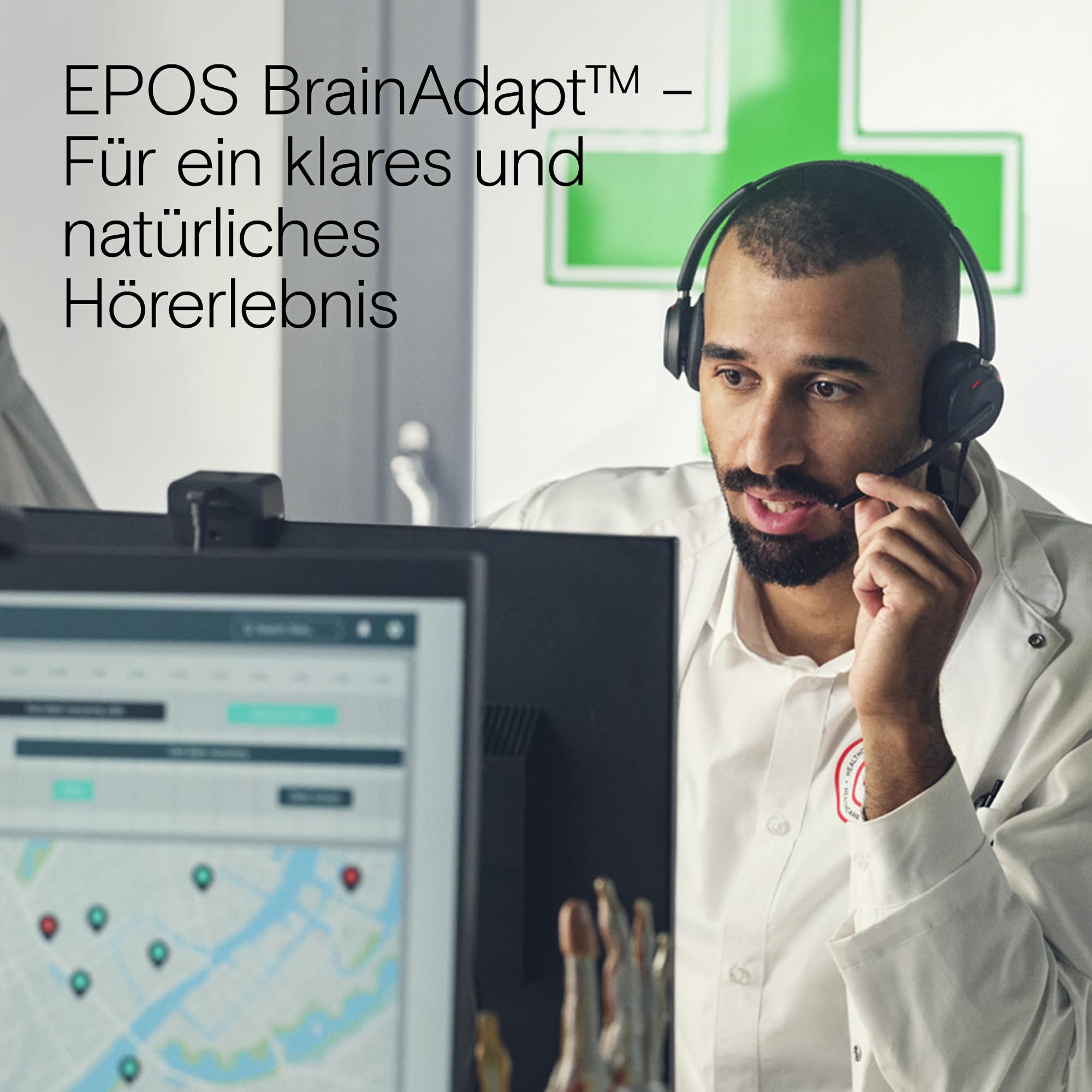 Epos IMPACT 760T - Doppelseitiges kabelgebundenes Headset für PC mit Noise Cancelling-Mikrofon – Bild 7