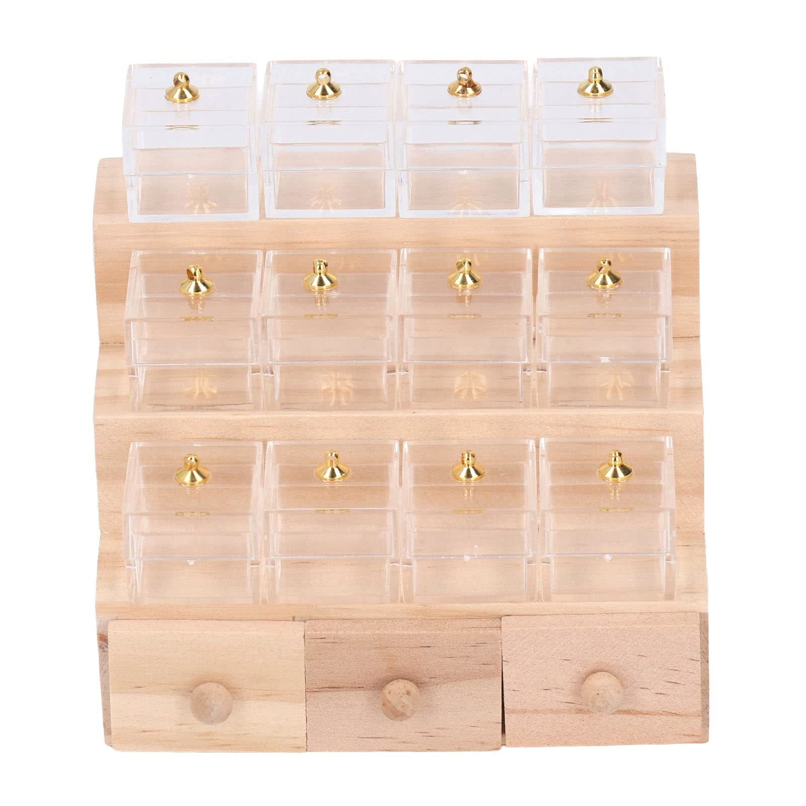 Vetrina per Caramelle per Casa delle Bambole, Accessorio per la Decorazione del Modello di Mobili in Miniatura Realistici in Legno Accessori Per Modelli Di Auto