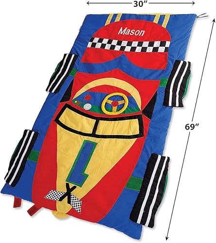 Miniatura 2 de Lillian Vernon Personalized Indoor Sleeping Bag - Kids Sleepover & Napper Sleep Sack - Plush, Cute, & Cozy Cotton Poly Blend - Girls, Boys, &