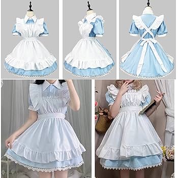 Amazon.co.jp: [FULINE] メイド服 コスプレ コンカフェ メイド