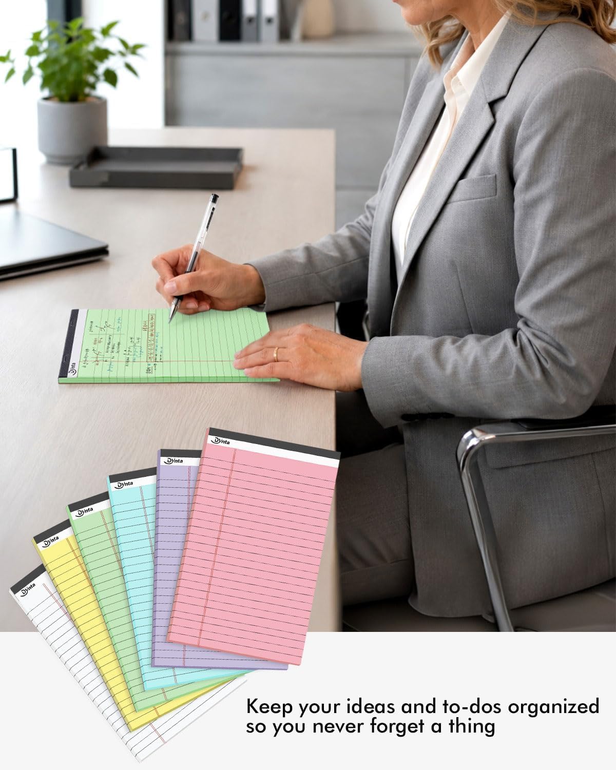 Dynta 24pcs Small Legal Pads 5x8 Note Pads for Writing image 4