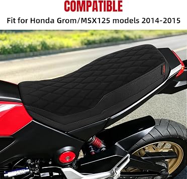 2-Up Motorcycle Seat Replacement for Honda Grom MSX 125 2014-2015