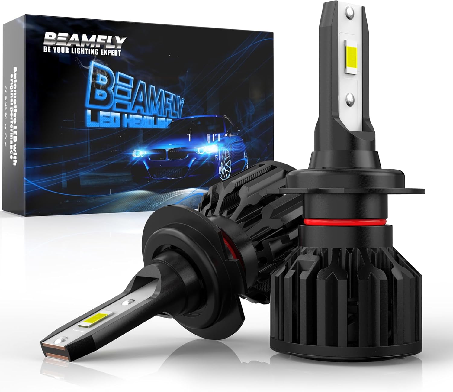 SCOZIA Lampadine Per Fari A LED, 120W 40000 Lumen Kit Di Conversione