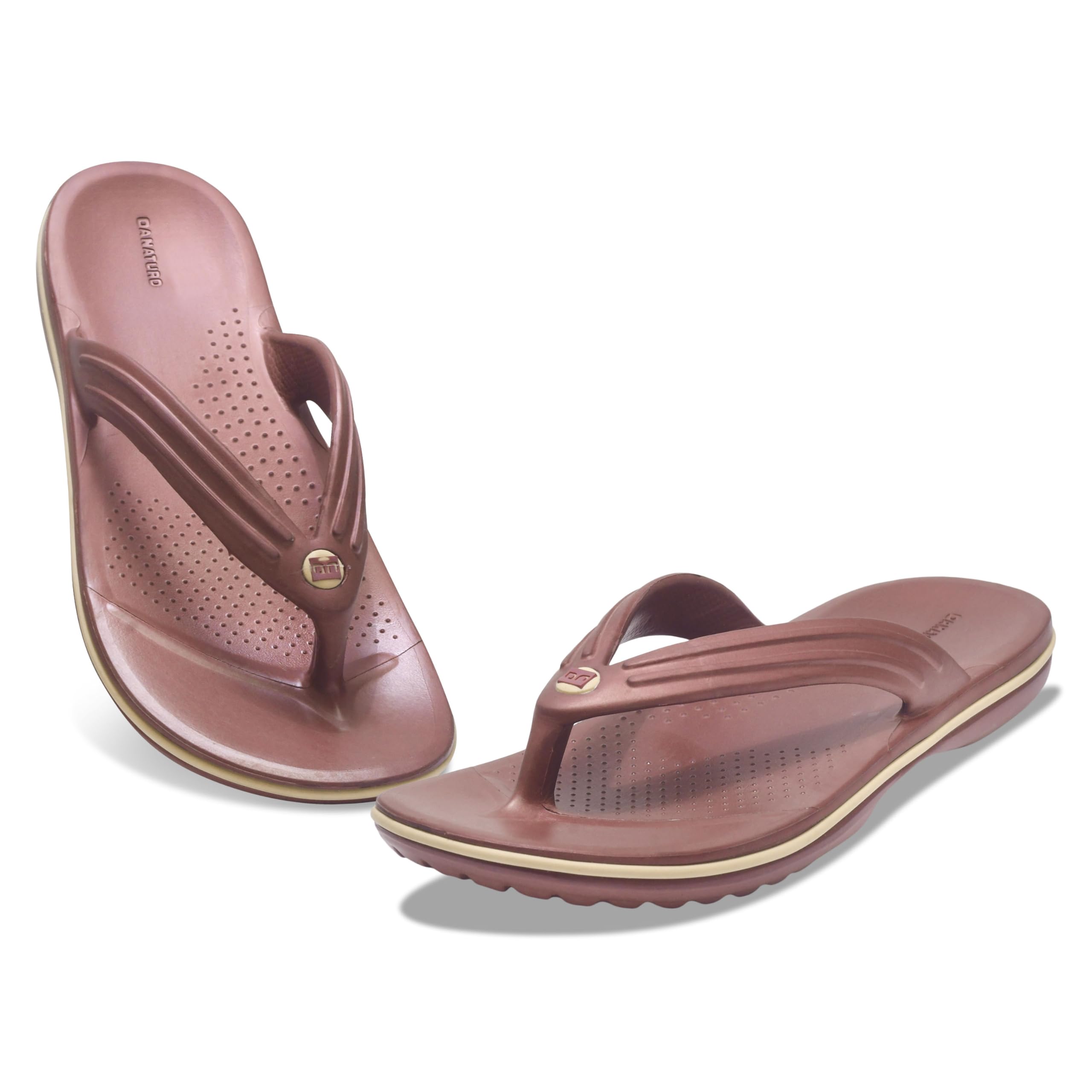 Flip Flops Comfort-Driven Footwear with Cushioned Sole and Durable Build Beige 24.8 style 312-picture-32