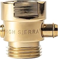 Vista 12 de High Sierra® - Válvula de pausa y control de presión del cabezal de ducha - Metal sólido - Válvula de botón que controla fácilmente el flujo de agua