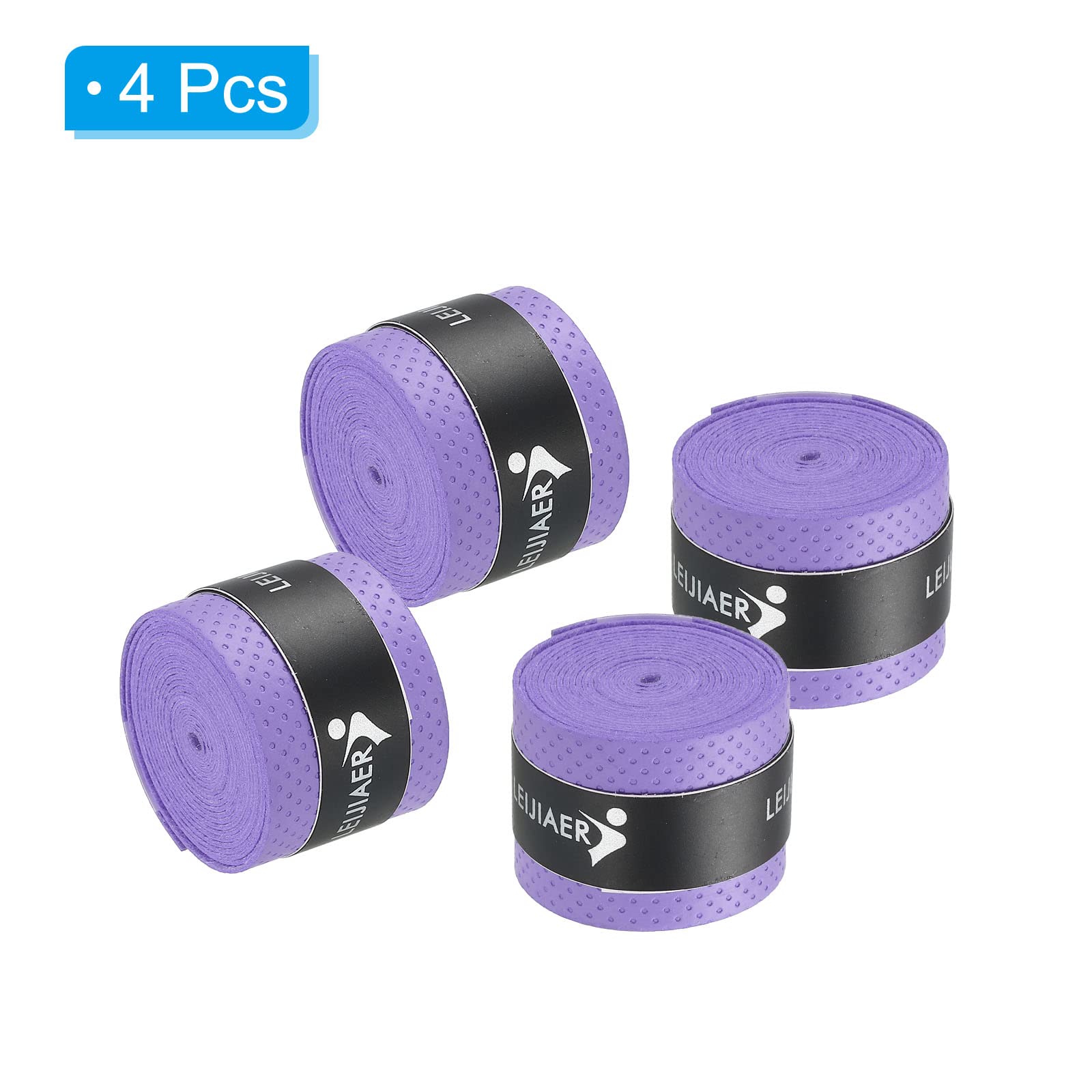 PATIKIL Batteria Bacchetta Nastro Bacchetta Manopole Bacchetta Avvolgimento Anti Scivolo 4pz 1" Larghezza 3.3 ft per Batteria Percussioni Percussioni Accessori Viola