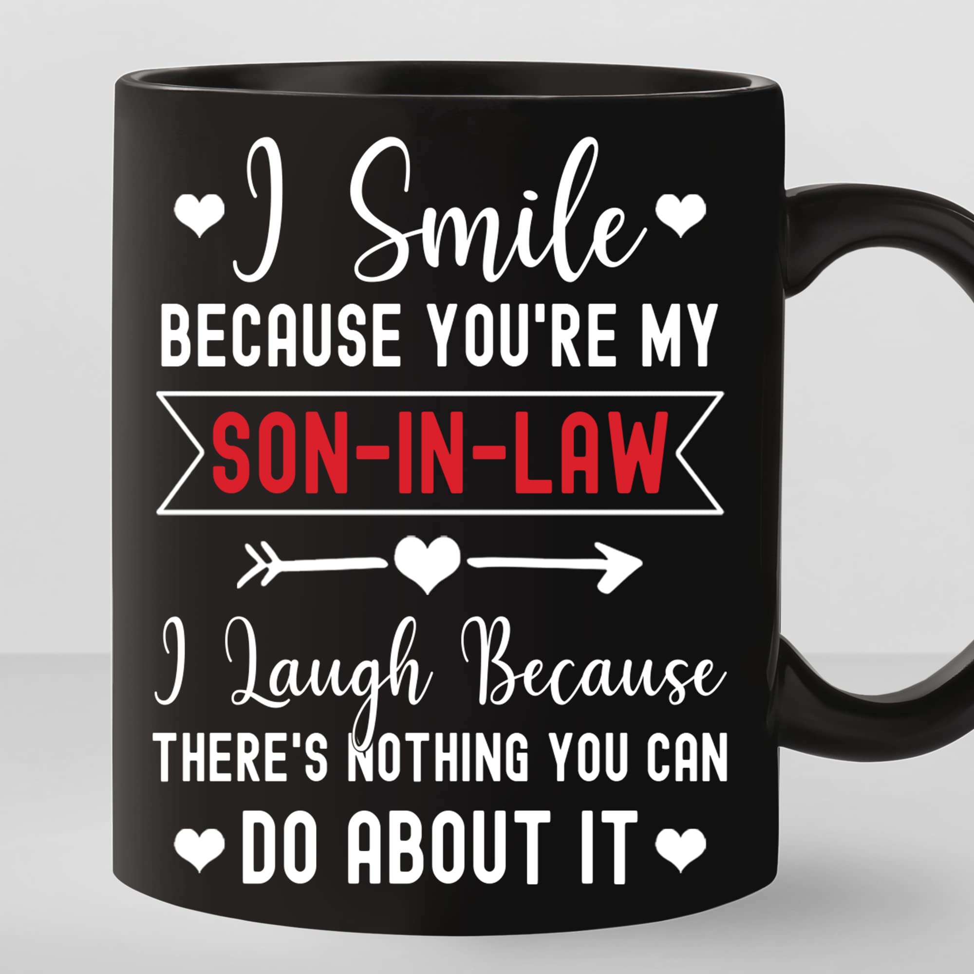 Taza De Café Con Texto En Inglés "To My Dear Son-in-law (To My Dear