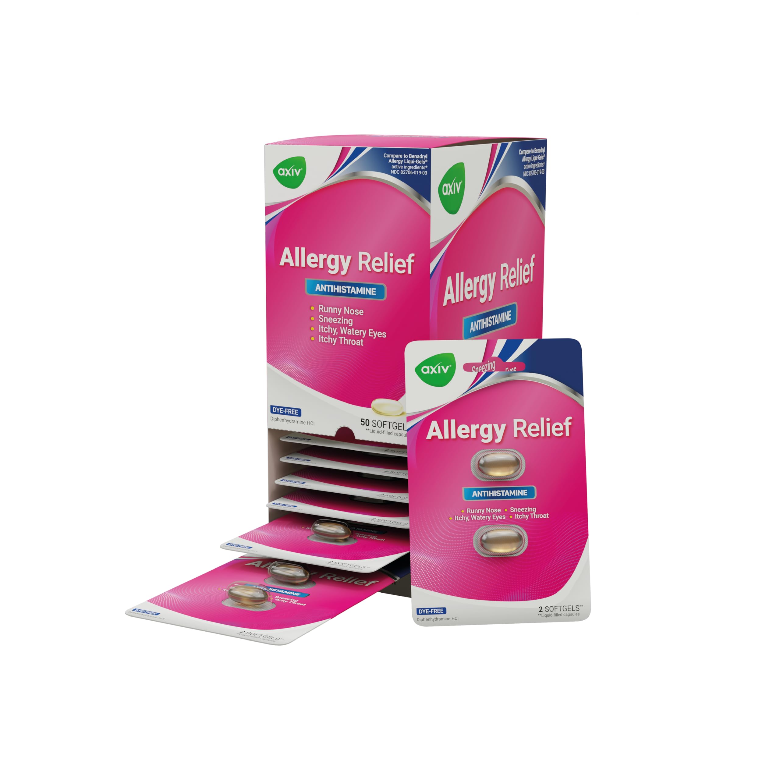 AXIV Allergy Relief Softgels