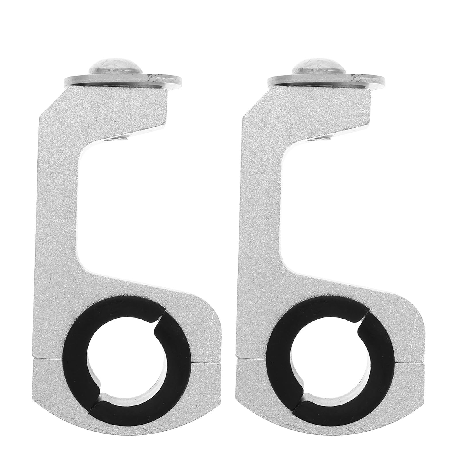 Supporto Paramani per Minimizzare la Resistenza al Vento 2 Pezzi per Moto da Cross in Metallo Argento Design Ergonomico Morsetto per Manubrio 22/28mm Adatto a Dirt Bike