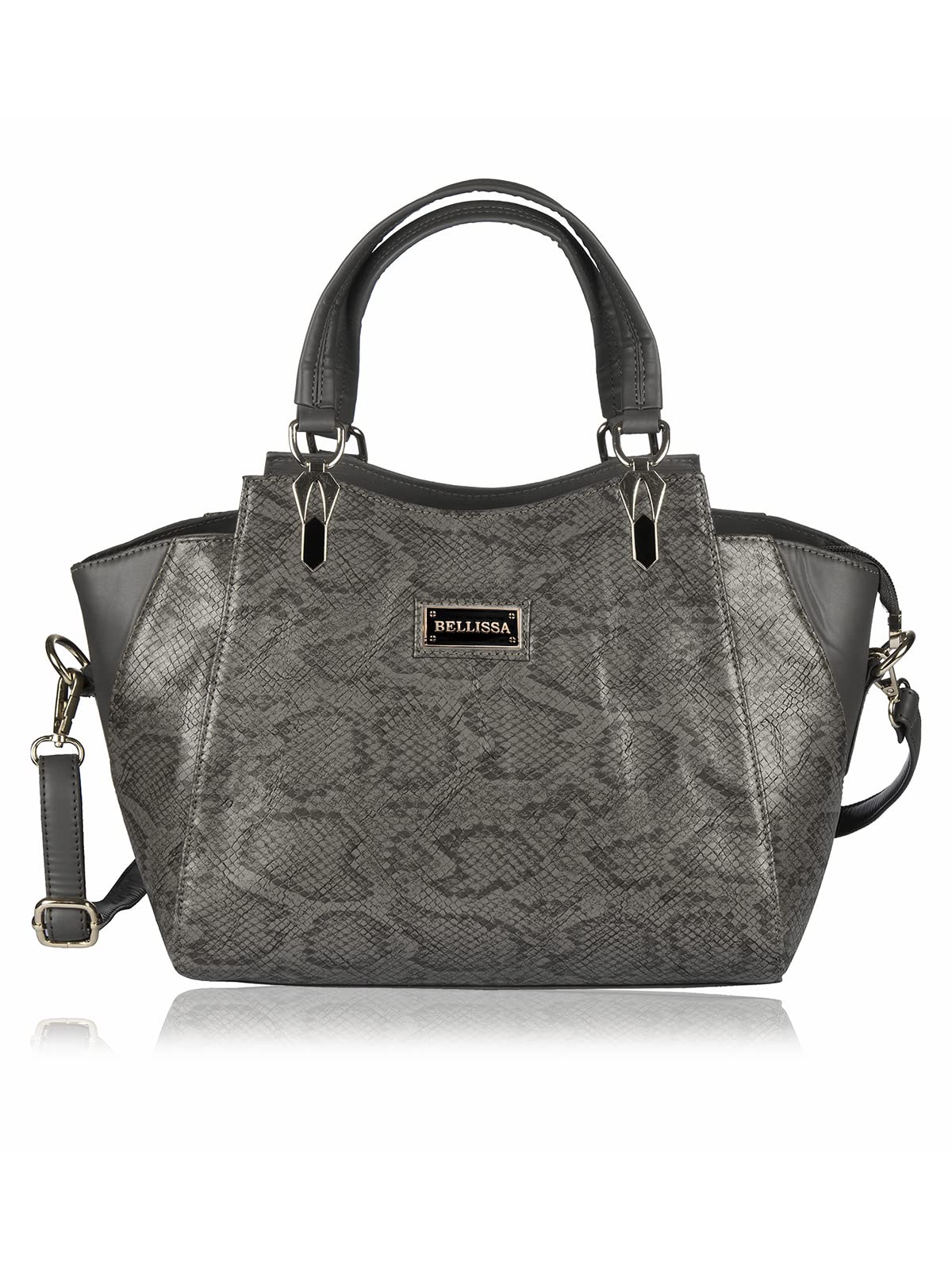 BELLISSATextured Pattern Handbags for Women | Premium PU Leather Bag | Latest Trendy Design Bag | Side Shoulder & Crossbody Bags | Adjustable & Detachable Sling Strap