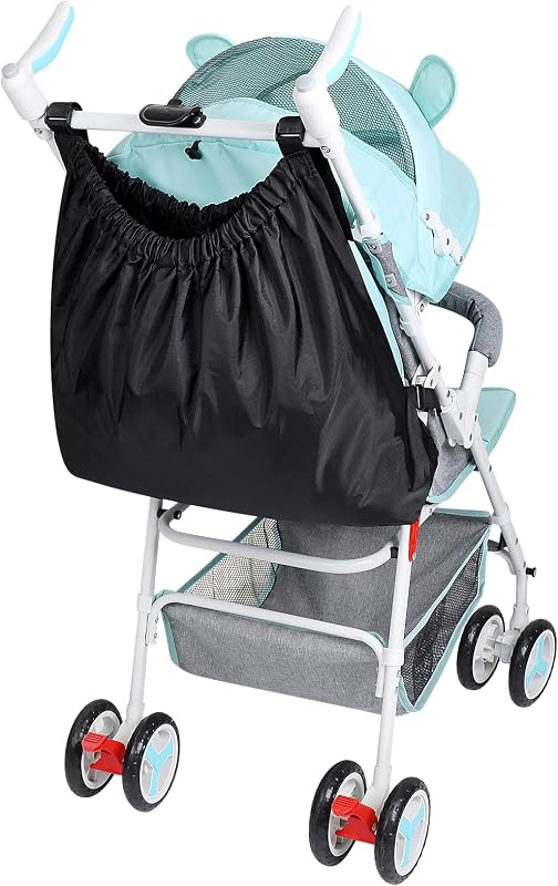 Accmor Stroller Organizer, Universal Stroller Bag for Uppababy, Baby Jogger, Britax Strollers, Adjustable Large Storage Accessories Caddy for Stroller and Crib