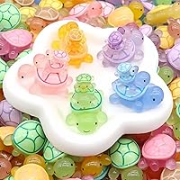 Vista 5 de 30 piezas de figuras de jardín en miniatura de resina 3D que brillan en la oscuridad, accesorios para decorar casa de muñecas, pecera, nevera, arte