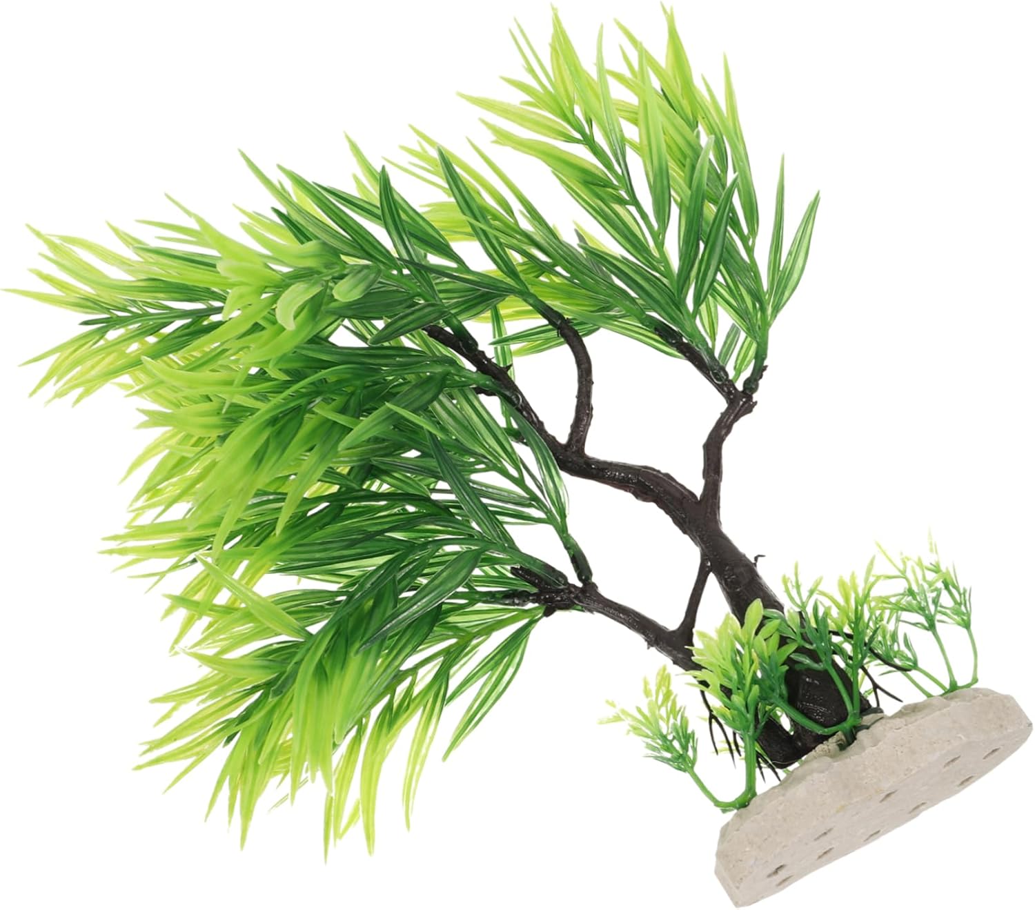 Mipcase 5pcs Faux Aquarium Tree Decoration Realistic Underwater Plastic Fish Tank Ornament for Aquatic Decor Provides Hiding Spots for Fish for Aquariums