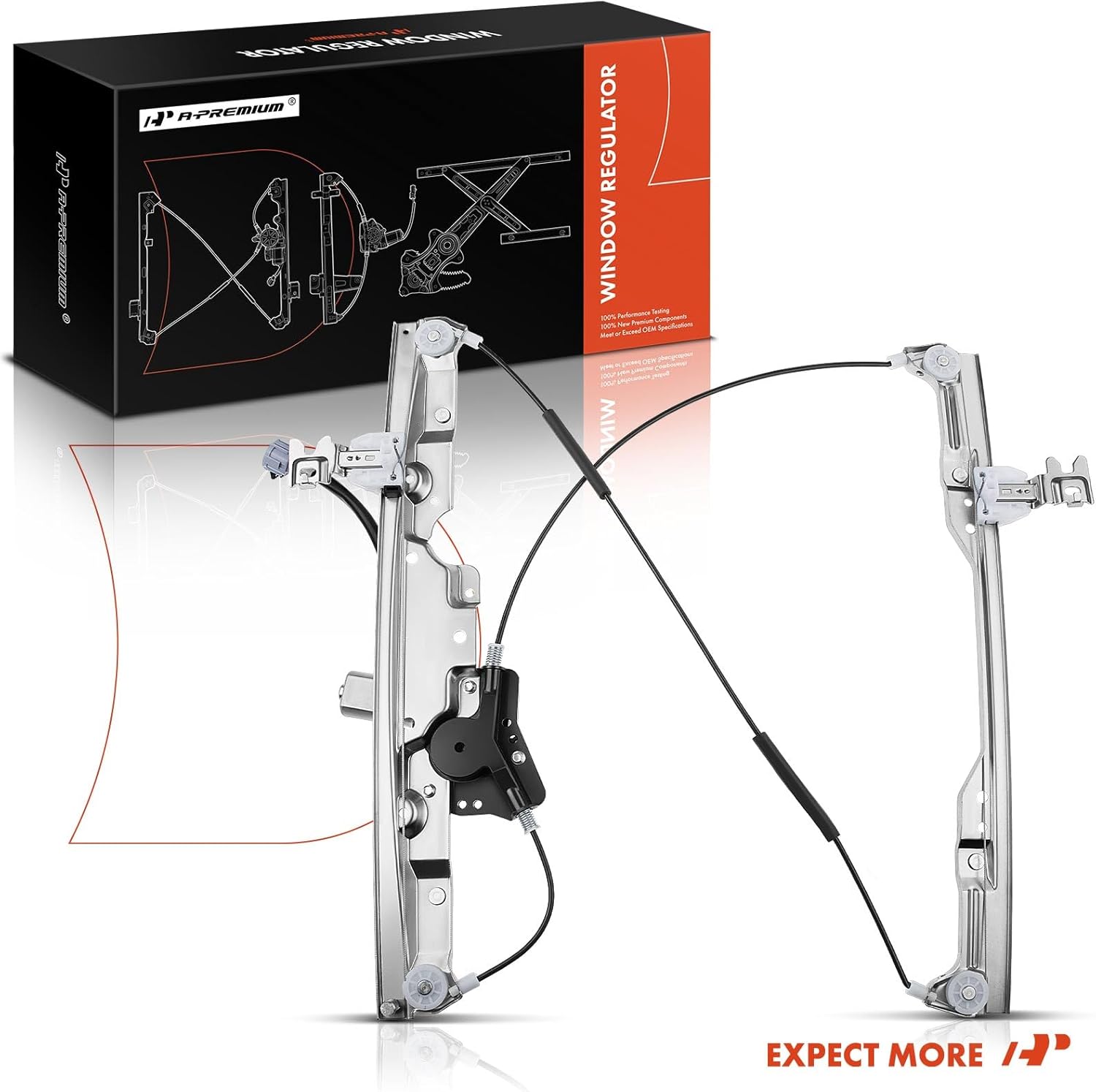 A-Premium Power Electric Window Regulator with Motor Compatible with Nissan Quest 2004-2009 Front Left Driver Side