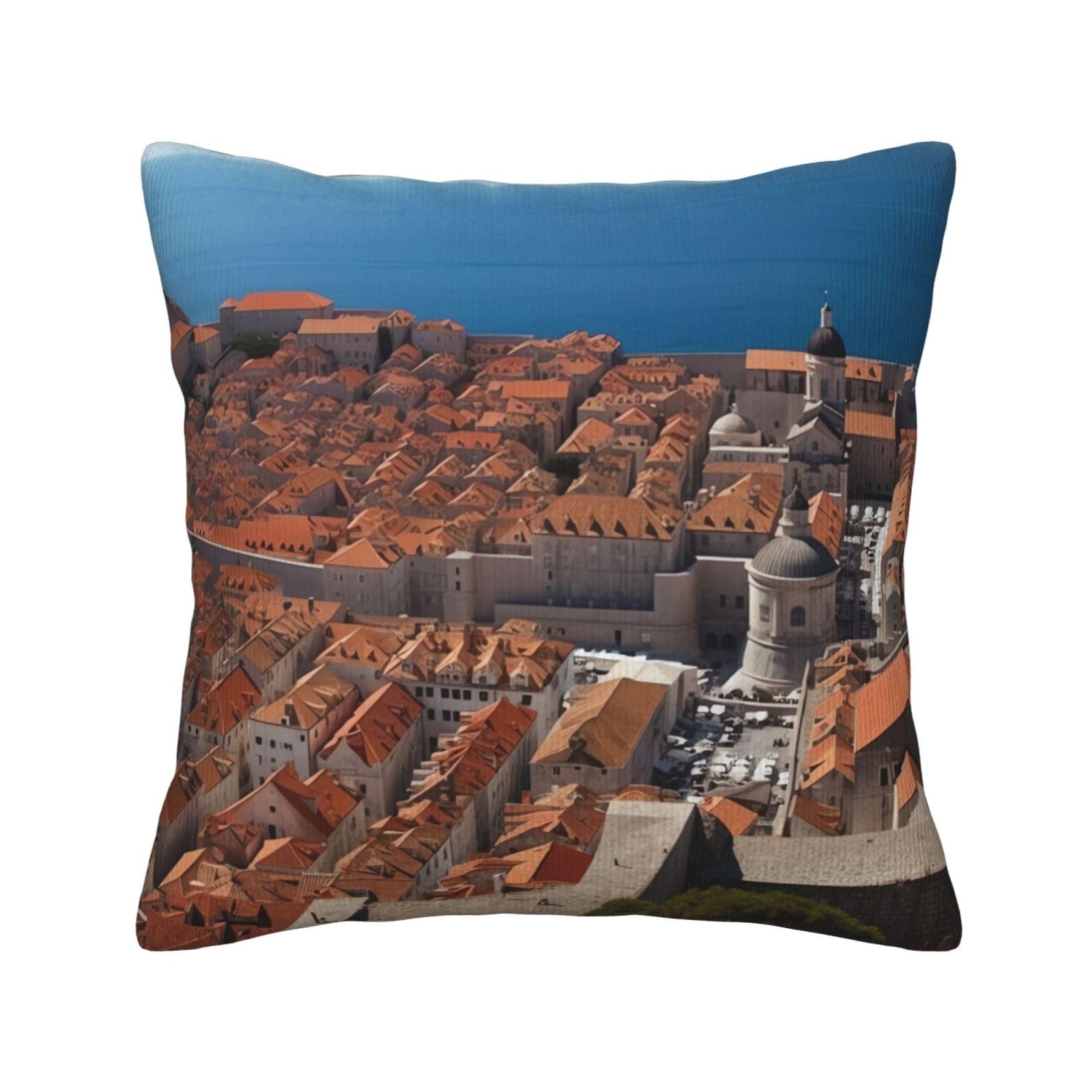 Housse de coussin velours côtelé Dubrovnik pour créer un salon cocooning et chaleureux