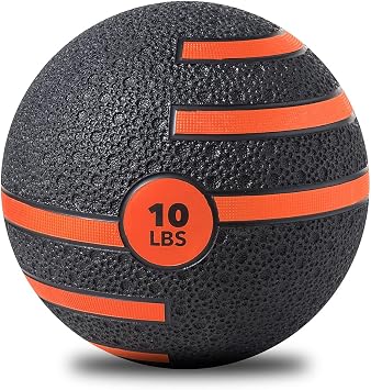 JFIT Dual Texture Medicine Ball Weighted Exercise Ball for Strength, Core & Functional Fitness Training