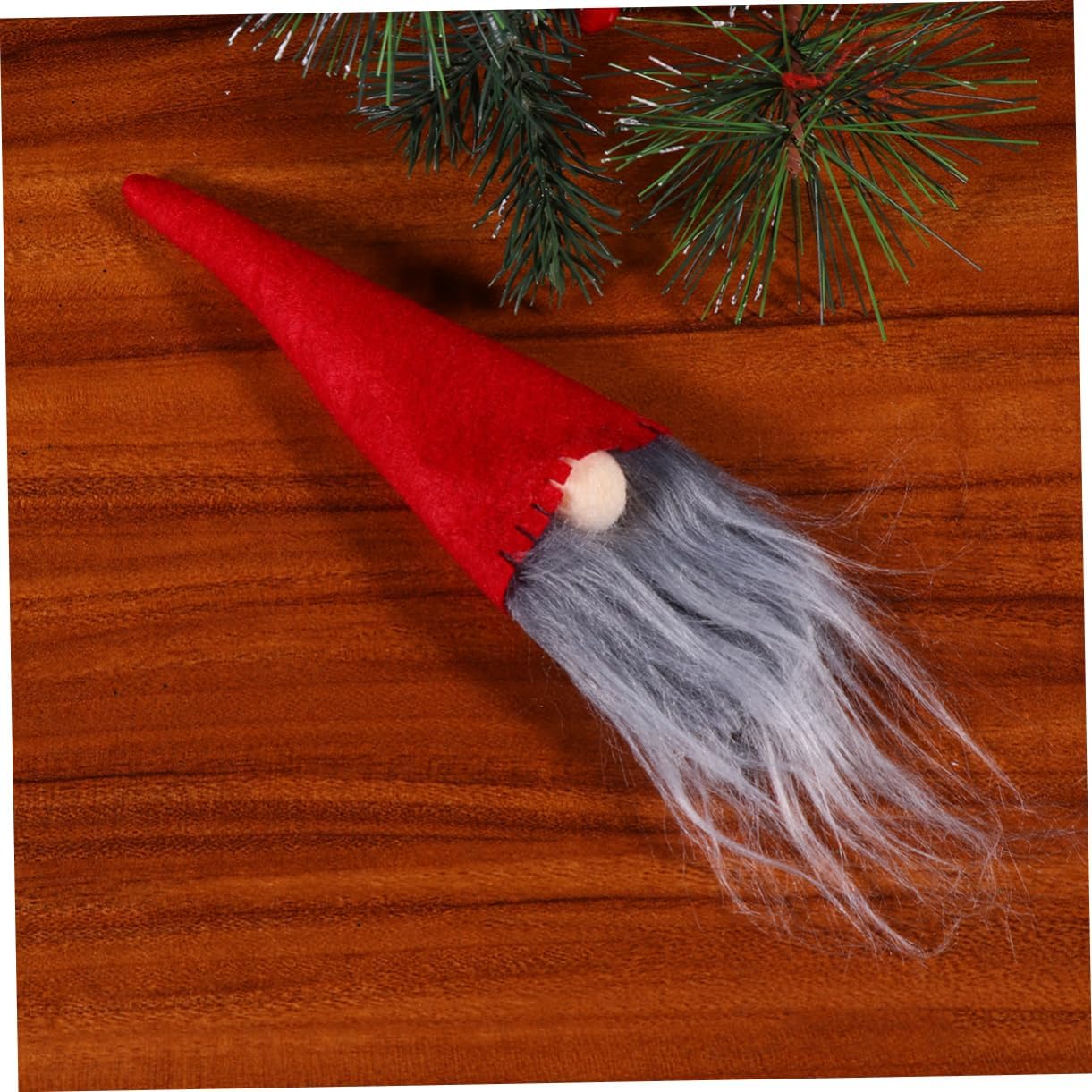 Xmas Christmas Bottle Ornament, Wine Bottle Set Cover, 6pcs Red