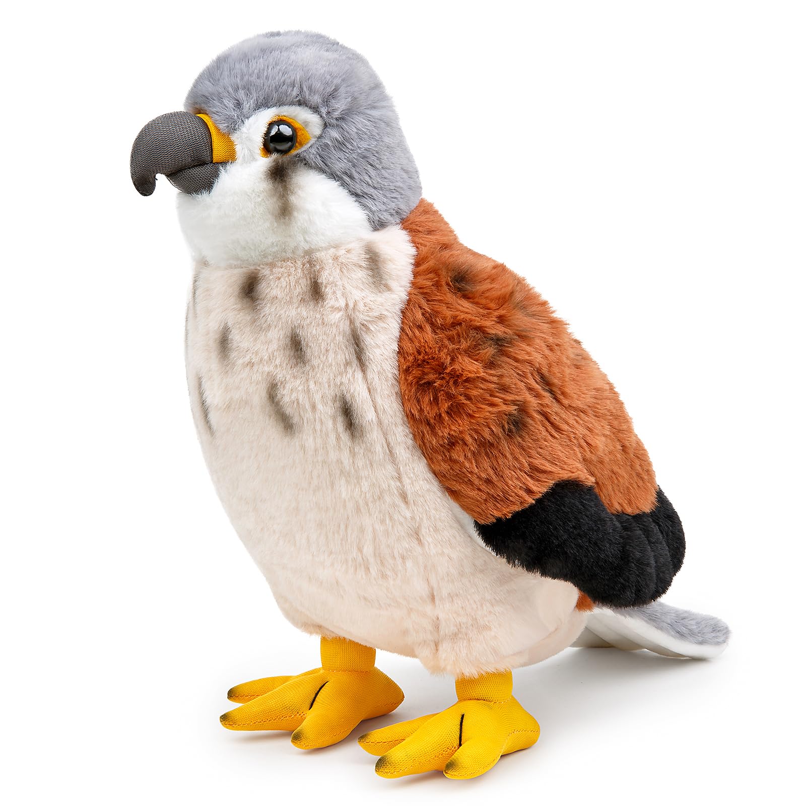 RLOMUTE Red Falcon Plush Toy Bird Realistic Eagle Falcon Stuffed Animal Super Soft Cute for Birthday Party Favors Companions Bedroom Car Home Decor Collectible Gift for kids Boys Girls 9.8 Inch โ image 1