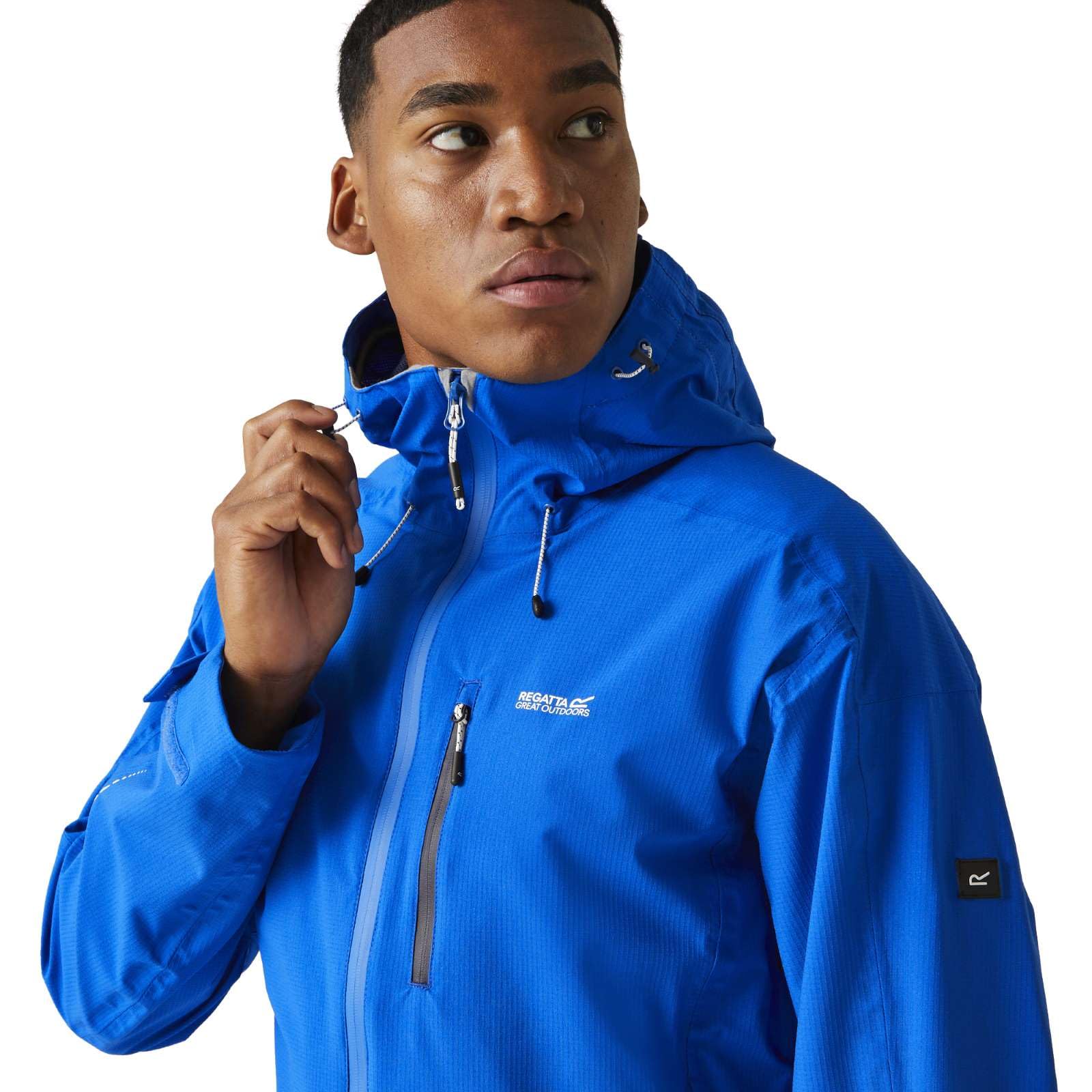 Regatta Regatta Męska wodoodporna oddychająca kurtka Okara z zamkiem błyskawicznym Mężczyźni Regatta Men's Okara Waterproof Jacket