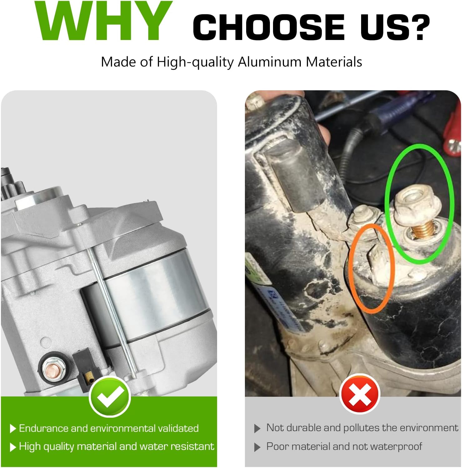 New Starter Fit for Toyota 6FGCU15, 6FGCU18, 6FGCU20, 6FGCU25, 6FGCU30, 7FG15, 7FG18, 7FG20, 7FG23, 7FG25, 7FG28, 7FG30, 7FGCS32 228000-4390 18410N, 228000-4392, 228000-4840, 9722809-439, 410-52353