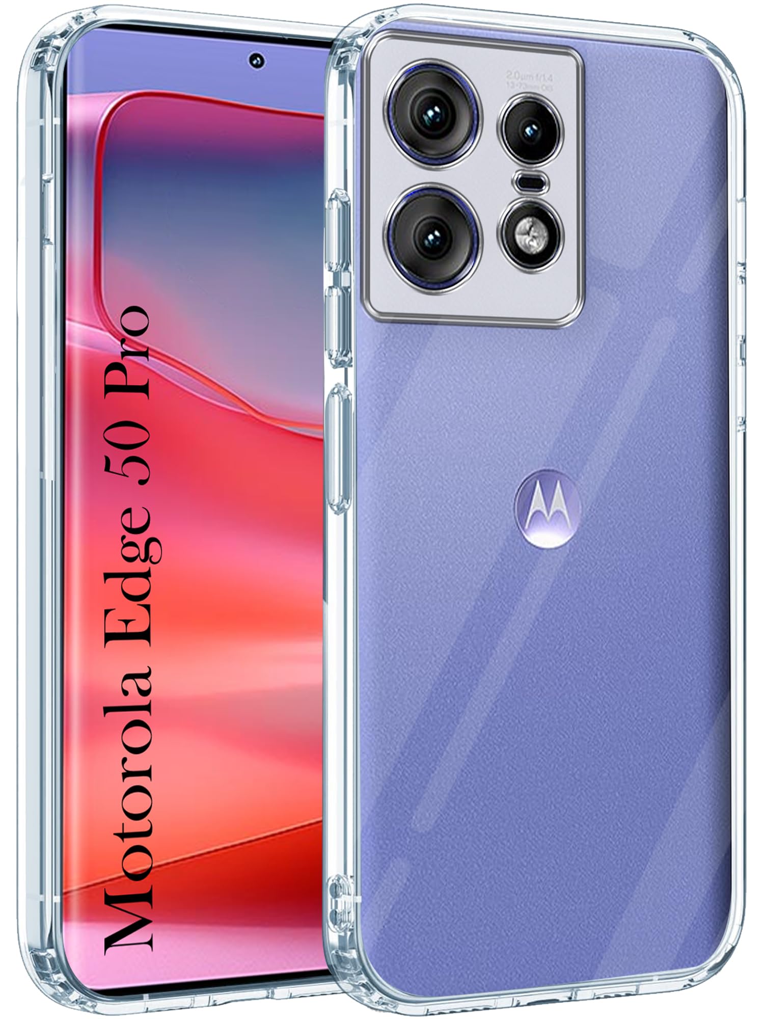 Jkobi Back Cover for Motorola Moto Edge 50 Pro (Silicone Clear Shockproof Case with Camera Protection | Soft and Flexible | Transparent) (B0D41ZZWW7) Amazon Price History, Amazon Price Tracker