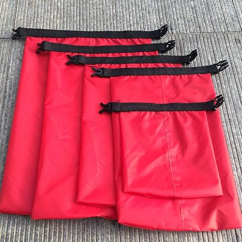 Miniatura 7 de Paquete de 5 bolsas seguras y secas Homebeast con resistente al agua, ultraligeras, 1,5 L - 6 L, bolsas de almacenamiento impermeables para kayak,