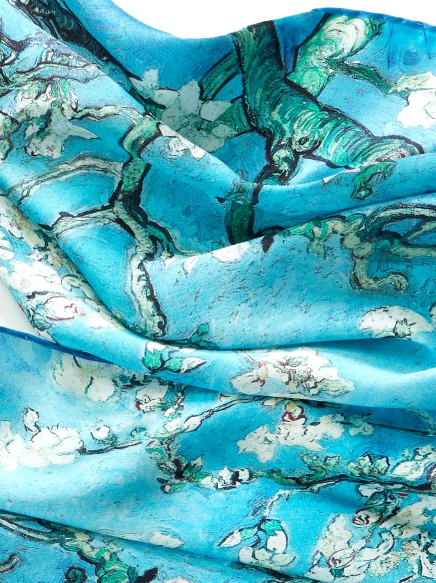écharpe Peintre Tableau Foulard De Soie 160cm Claude-Monet D'art