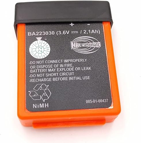 Miniatura 6 de Paquete de 3 baterías BA223030 3.6V 2100mAh batería recargable para HBC Sany Crane Control remoto BA223030 batería