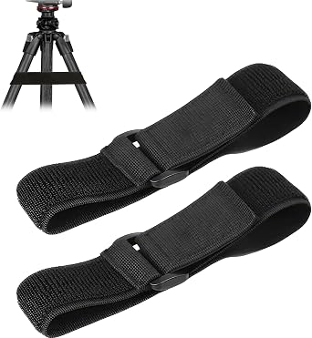 Adjustable Elastic Tie-Down Straps with Quick-Release Buckles, Heavy-Duty Cinch Straps for Outdoor Gear, Camping, Bikes, Yoga Mats & Travel Essentials 1.5x16 Inch, 2-Pack
