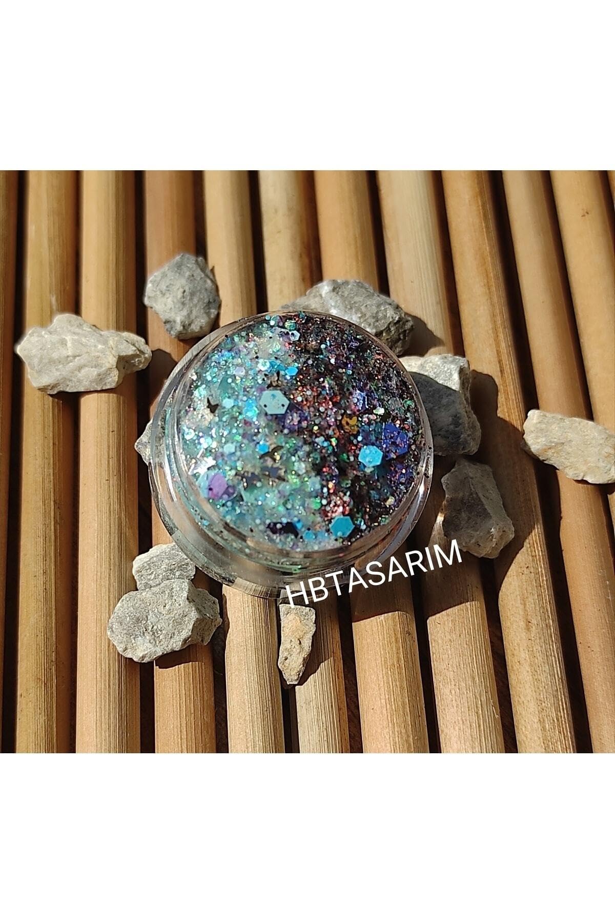 Hb Tasarım Glitter Jel Far Geçişli Yüz Ve Vücut Simi, serashinegozfarı125