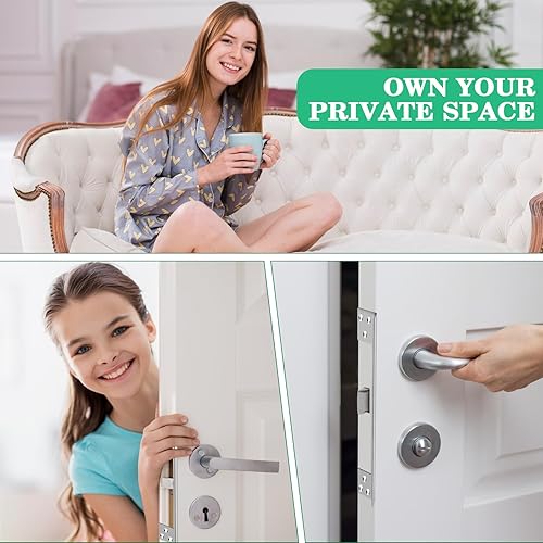 Miniatura 5 de 2 unidades de placa de protección de puerta de salida de 7 pulgadas, protector de seguridad de puerta en forma de L, placa de seguridad de puerta