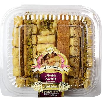 Baklava Baklawa Premium Mix Puff Pastry Filled with Nuts 500g