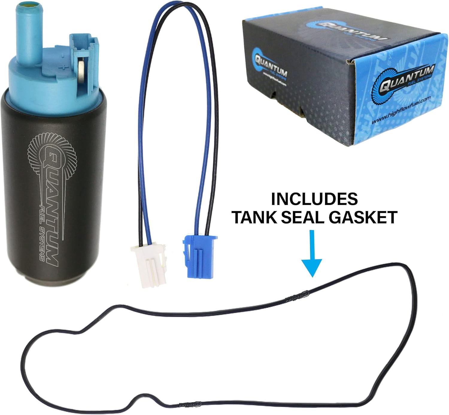 QFS Fuel Pump w/Tank Seal for Yamaha F300, F350, FL300, FL350 V8 Outboards (All Years), Replaces 6AW-13907-00-00