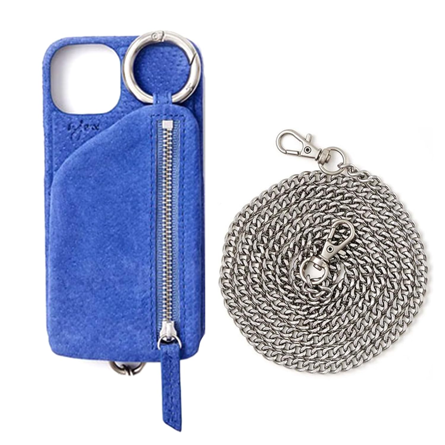 Amazon.co.jp: ajew エジュー スエードケース iPhoneケース