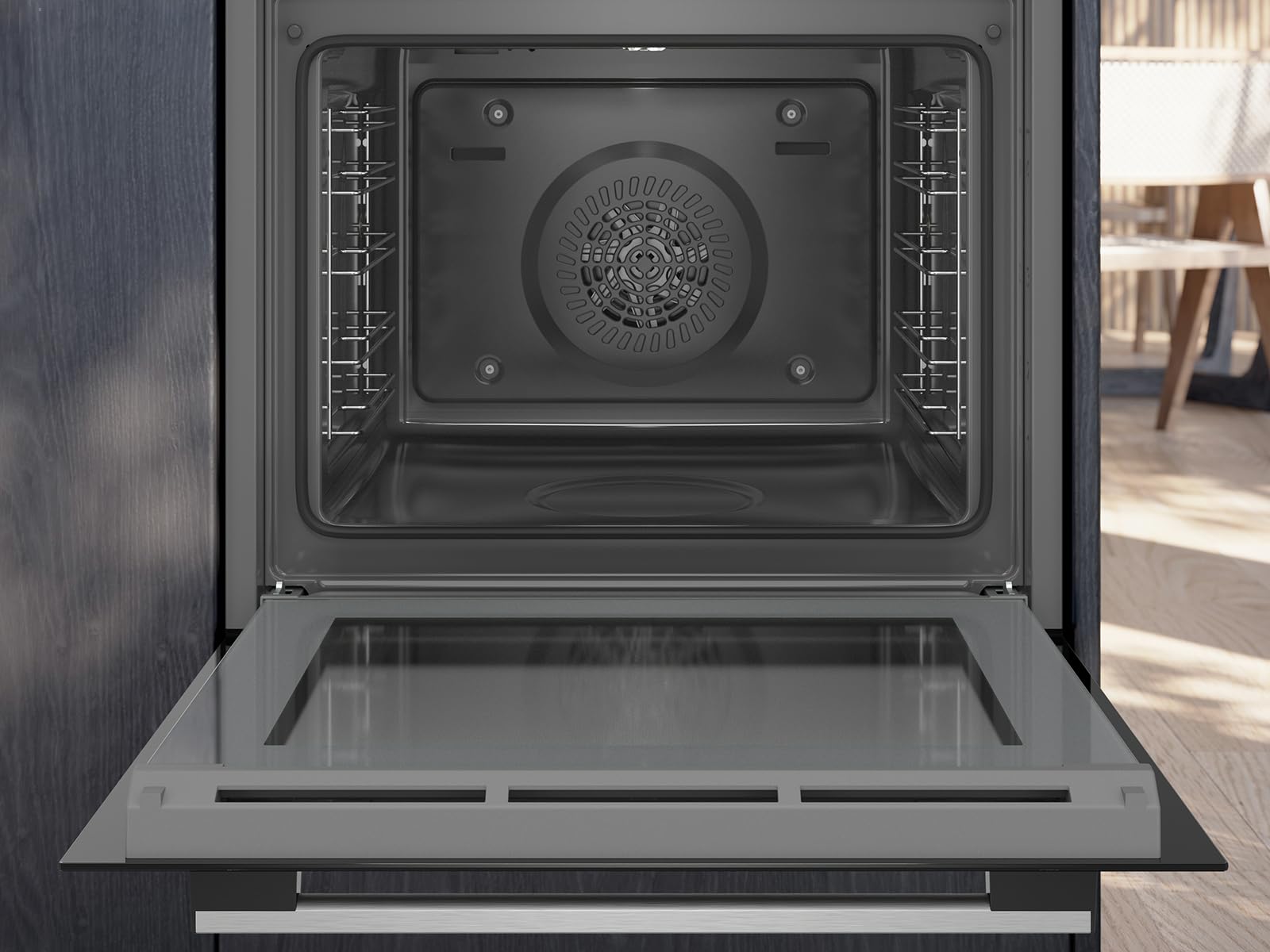 Siemens HR214ABS0 Backofen mit Dampfunterstützung Edelstahl