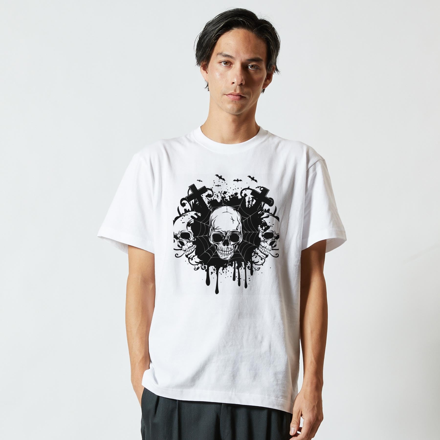 Amazon.co.jp: [igsticker] プリント Tシャツ メンズ 2XL size サイズ