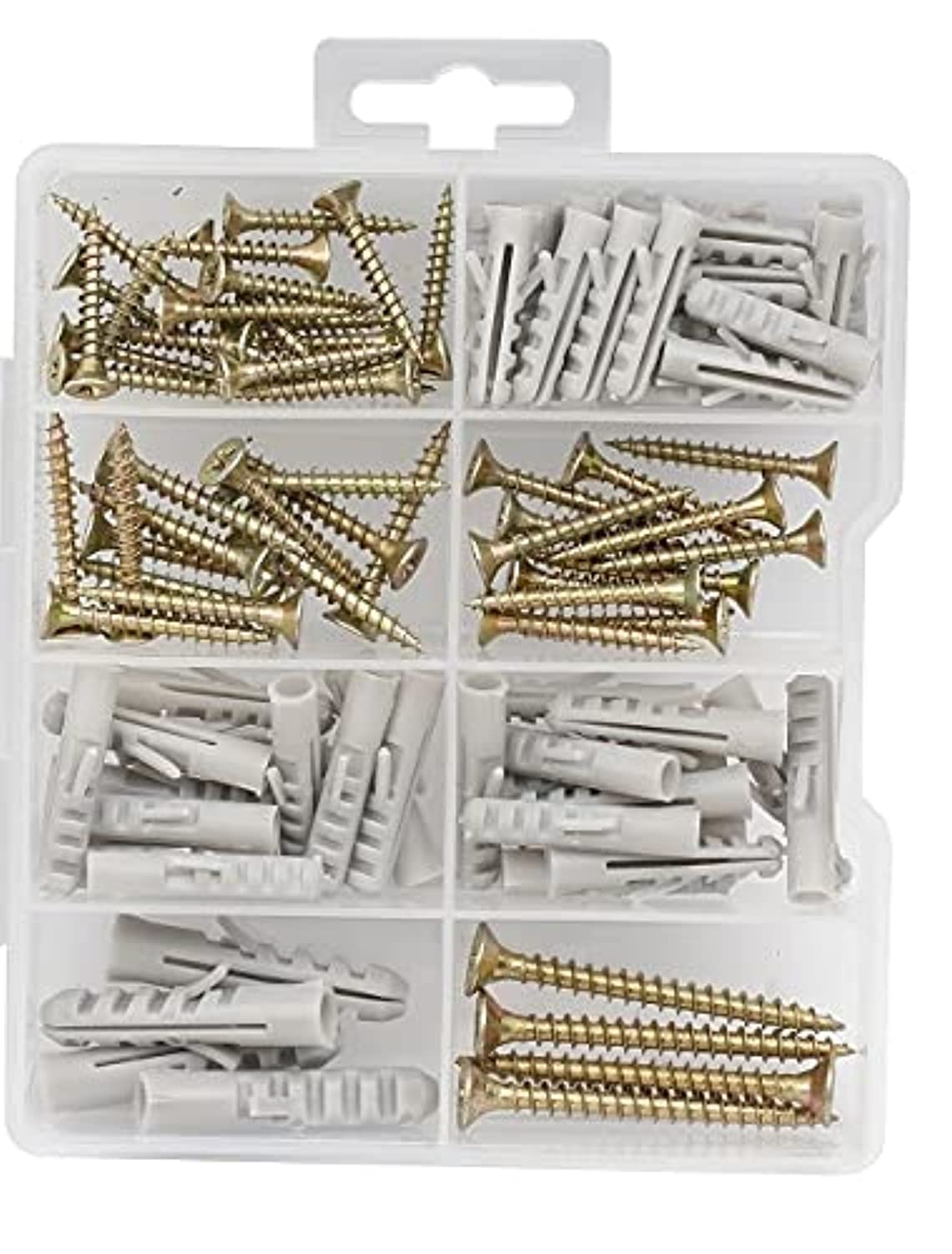 NA-1Screw and plug set Chipboard Works Anchor Screws and Anchor Set 98 Pcs Kit