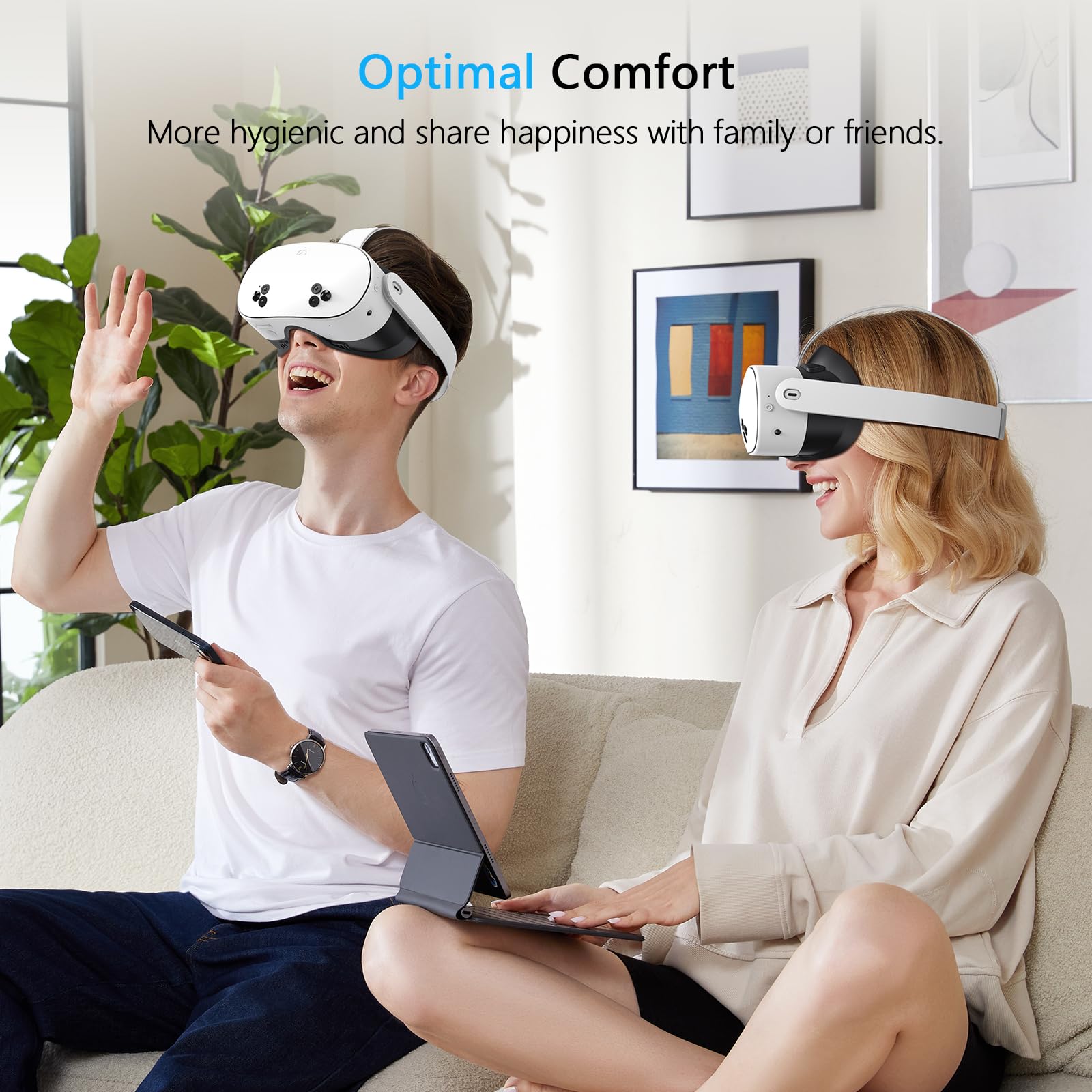 VR Face Cover Pad pour Meta/Oculus Quest 3S