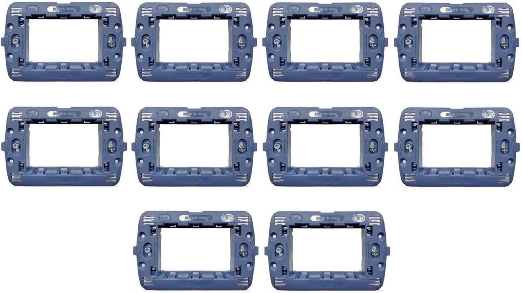 SUPPORTO SCHUKO 1P MARLANVIL ARC COMPATIBILE BTICINO LIVING CLASSIC 4740 - Foto 5