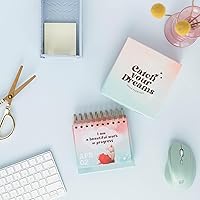 Vista 5 de Catchyourdreams Calendario Motivacional Diario - Calendario Perpetuo de Hojas con Afirmaciones Positivas para Comenzar tu Día con una Sonrisa