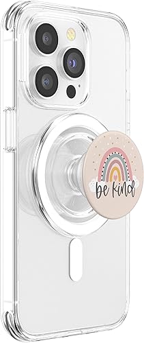 Miniatura 4 de Be Kind - Lindas citas positivas de arco iris, frases inspiradoras PopSockets MagSafe PopGrip para iPhone